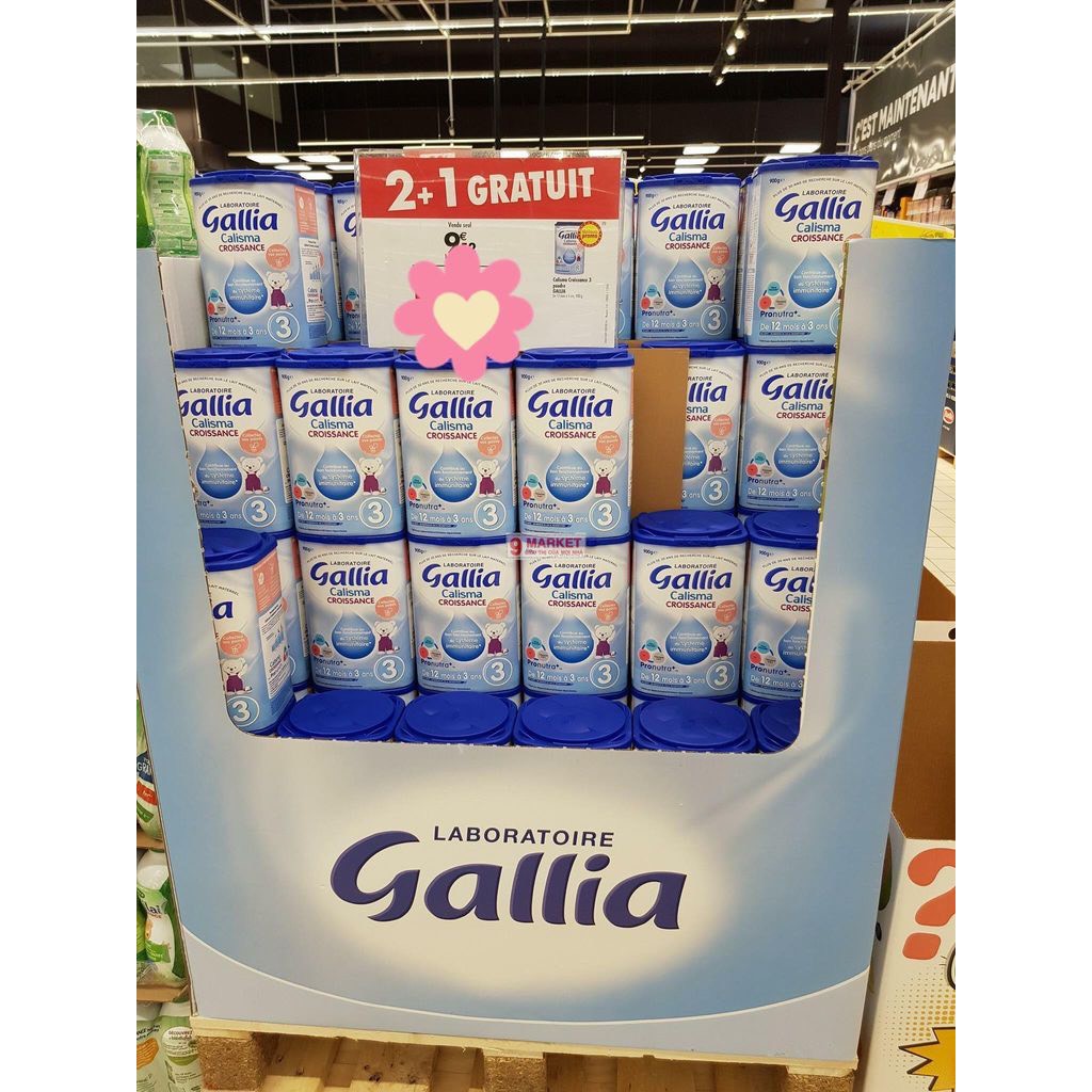 Sữa Gallia Croissance 3 dành cho trẻ trên 12 tháng 800g - nội địa Pháp