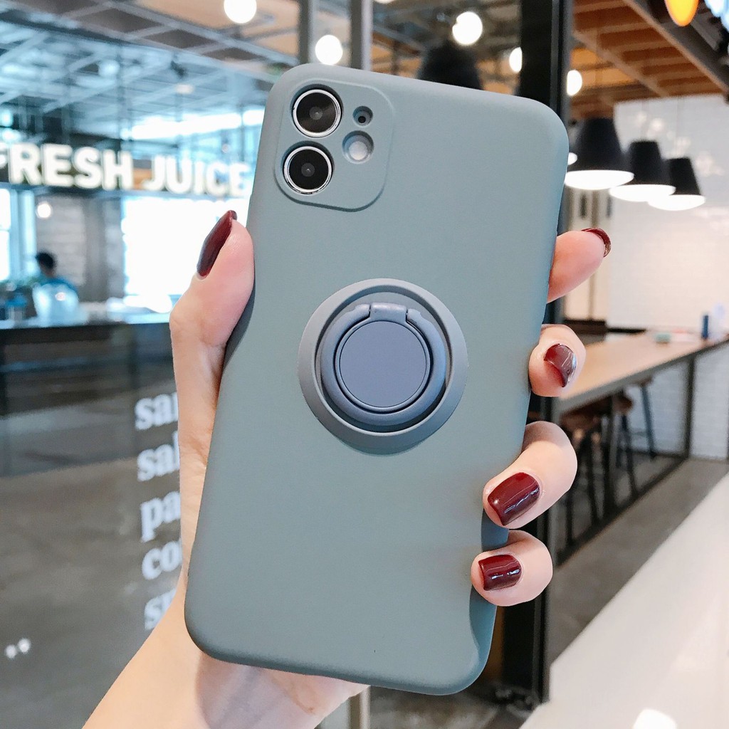 Ốp Lưng Silicon Dẻo Kèm Ring Có Lót Nỉ iP 6 Plus/.../12 Promax - Minh An Saigon [Part 1/2]