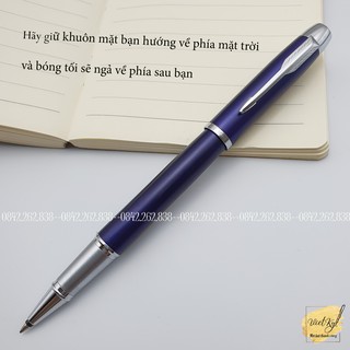 Bút Ký PARKER_IM [Xanh Cài Trắng] - Miễn Phí Khắc Chữ, Logo & Tặng kèm Ngòi Ký