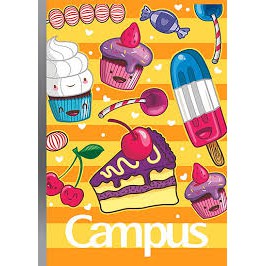 [Mã LIFEBOOK1 giảm 30K đơn 150K] Lốc 10 cuốn vở kẻ ngang Campus FOOD 120 trang - BFOD120