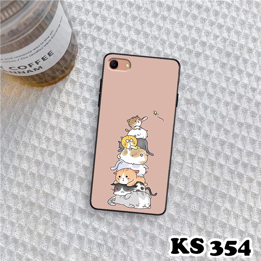 Ốp lưng Oppo A71 - Oppo A83 - Ốp in hình Cat&amp;Bear đáng yêu - Chất liệu TPU siêu bền