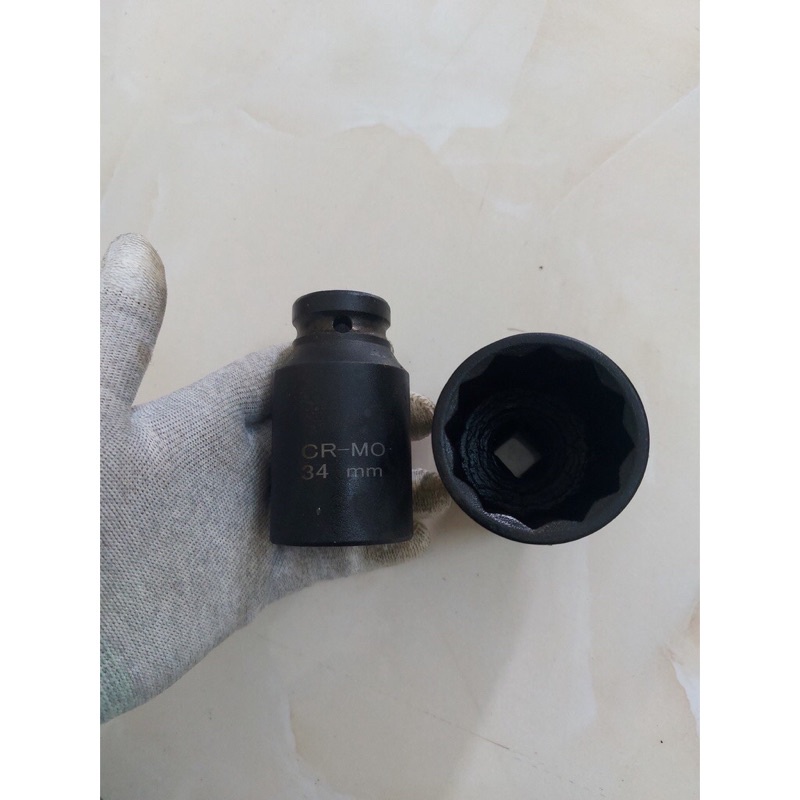 Đầu Khẩu 1/2 Mở Lồng Máy Giặt Và Mở Nồi Xe Ga Size 34,36,38,39,41,46mm. Chân Lỗ 1/2 gắn trực tiếp máy bắn Bulong