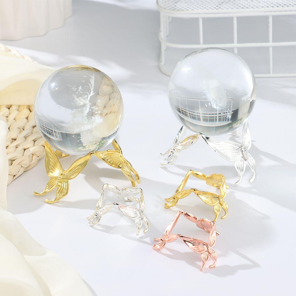 YOLA Giá Đỡ Trưng Bày Hình Cầu Họa Tiết Bươm Bướm Bằng Kim Loại Độc Đáo