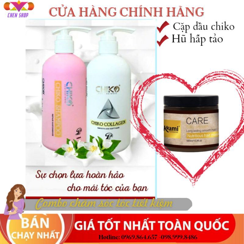 Dầu gội đa năng siêu mượt Chiko, tặng hũ