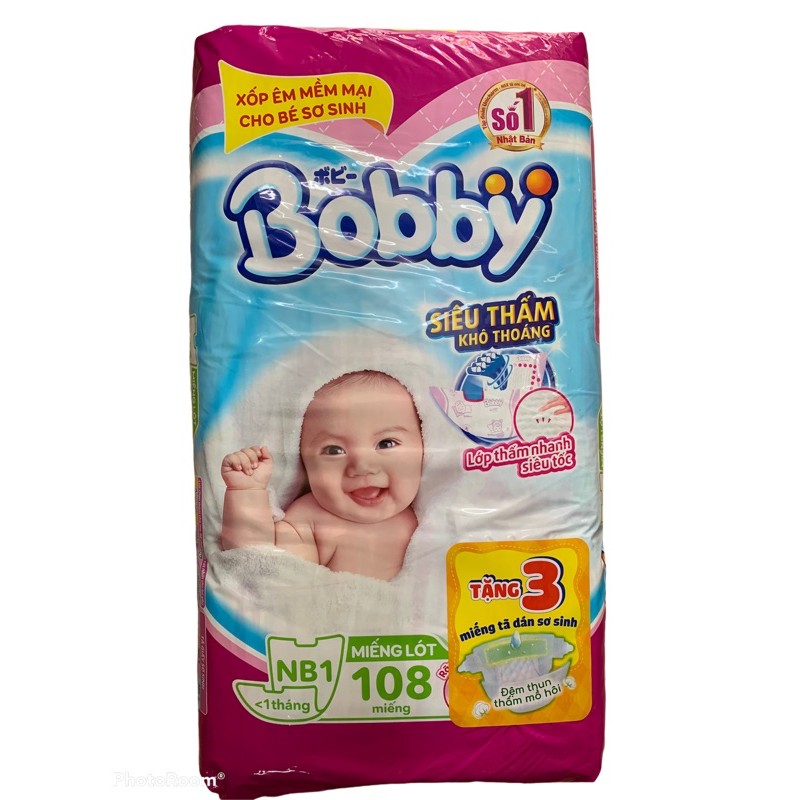 Miếng Lót Sơ Sinh Bobby Fresh Newborn 1 - 108 (108 Miếng)