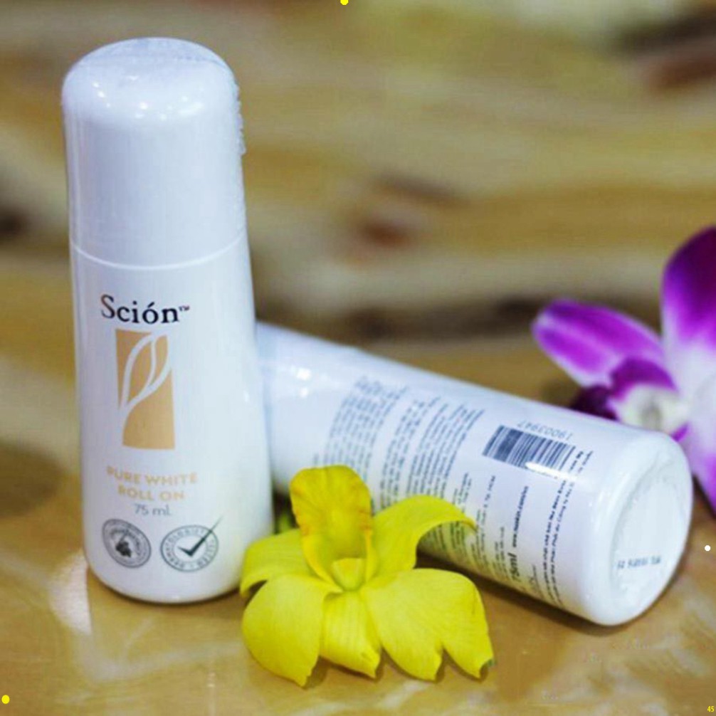 Lăn nách scion nuskin, lăn khử mùi Scion Pure White Roll On Nuskin của Mỹ , lăn nách scion khử mùi nhanh