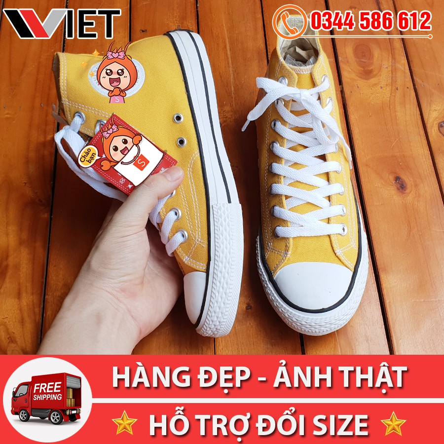 Giày Thể Thao CV 1970s Vàng Cao Cổ Cao Cấp