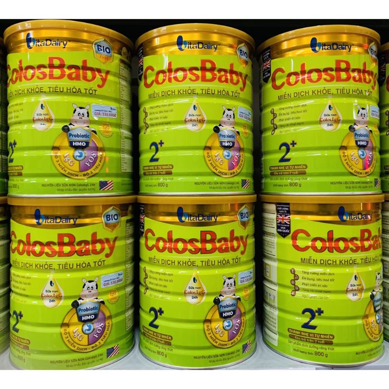 Sữa non colosbaby Bio,800g,date 2025,có mã QR