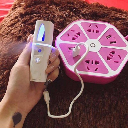 {BÁN SỈ}BÌNH XÔNG MẶT XỊT KHOÁNG NANO MINI CẦM TAY [NEW MODEL]