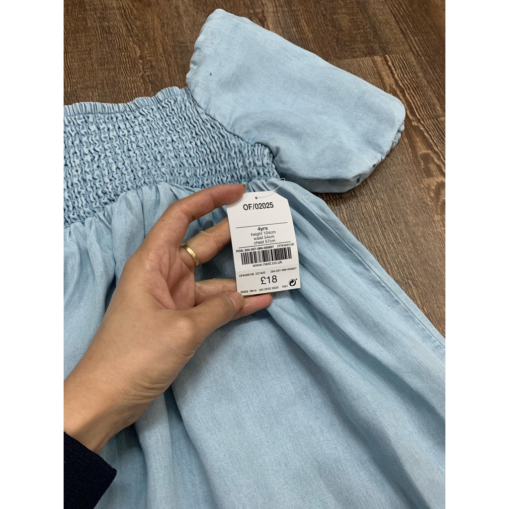 Đầm jean Next cho bé gái 3-12T D125