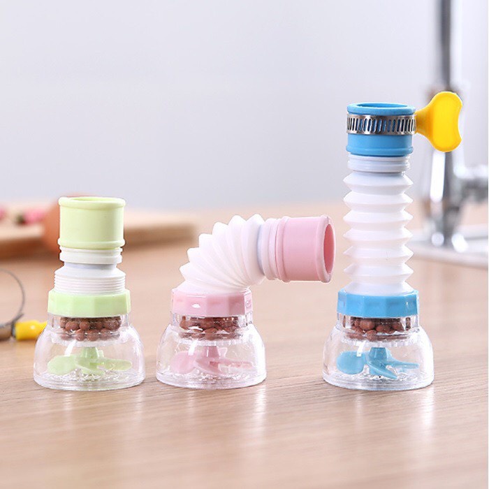 Đầu vòi nước tăng áp rửa bát lọc bẩn vòi nước bể xoay 360 độ thông minh