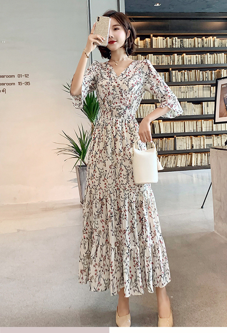 Đầm Voan Hoa Thời Trang 2021 Dành Cho Nữ | BigBuy360 - bigbuy360.vn