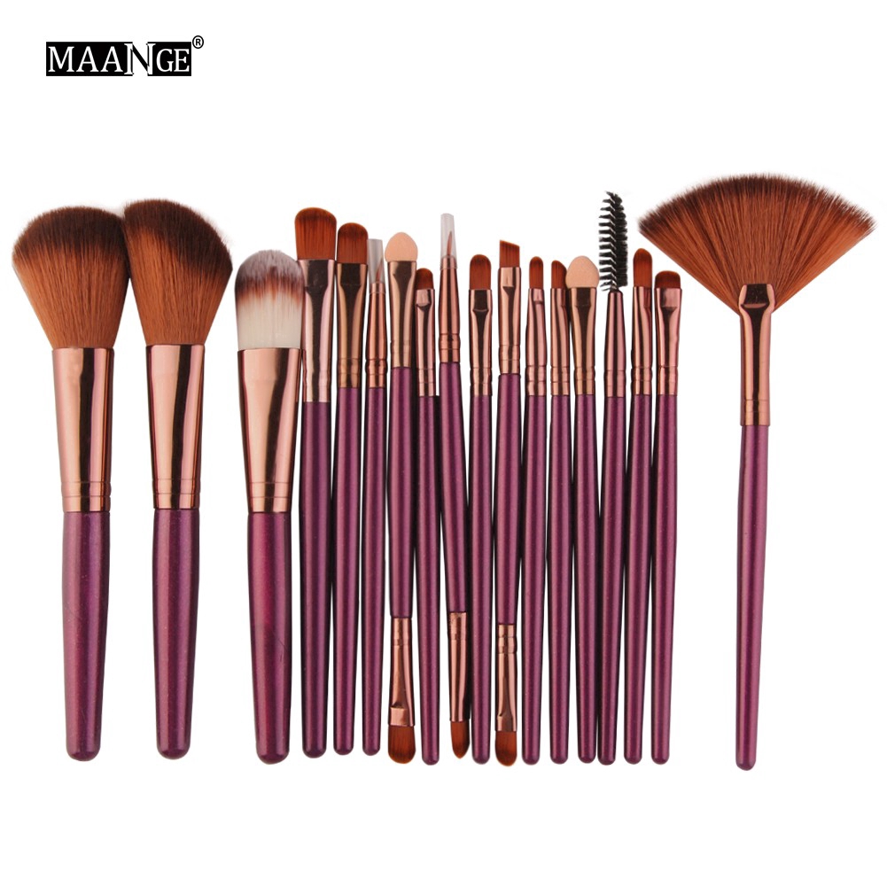 Bộ 18 Cọ Trang Điểm Maange Tiện Dụng Chất Lượng Cao