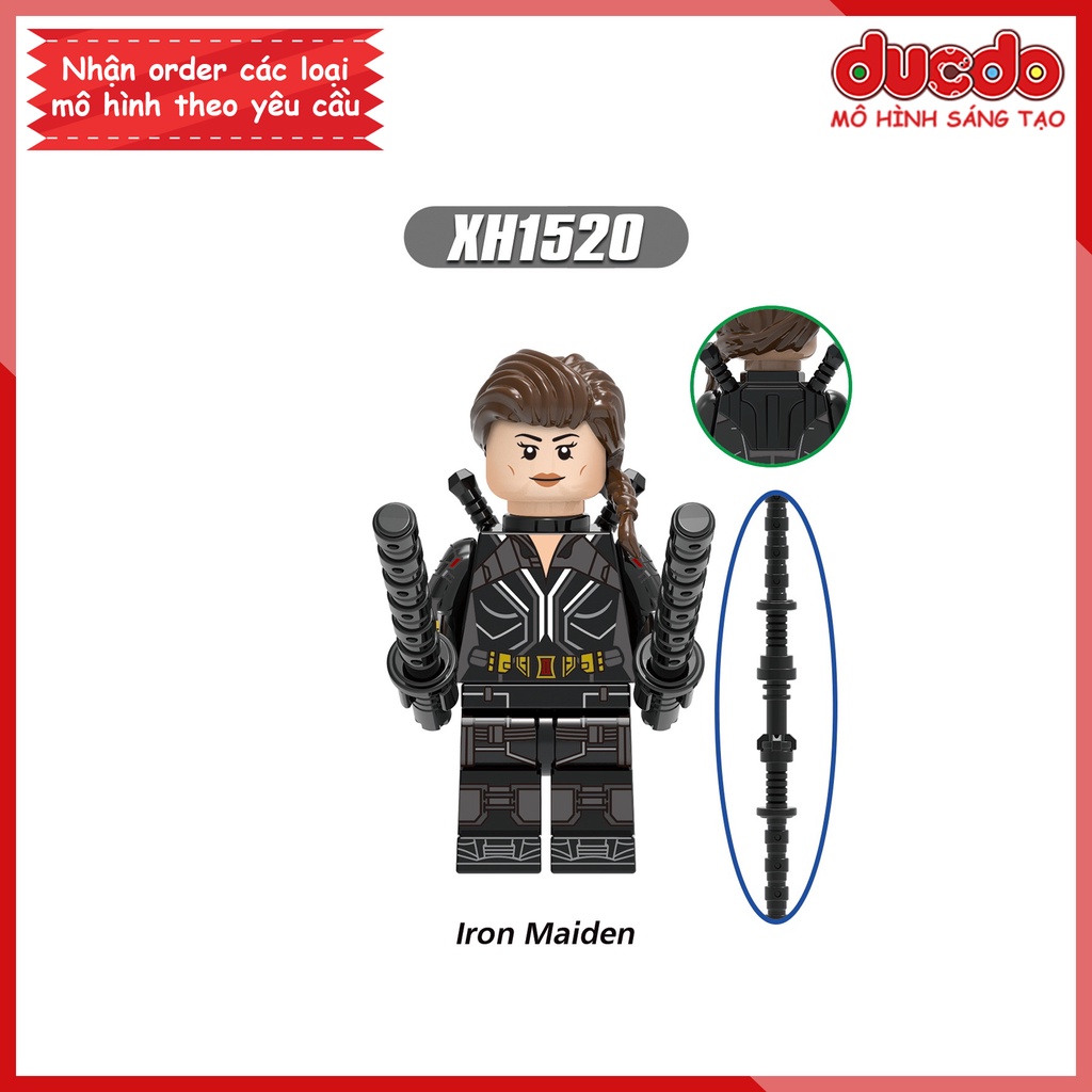 Minifigures các nhân vật trong Marvel Black Widow - Đồ chơi Lắp ghép Xếp hình Mini Mô hình Iron Man XINH X0289