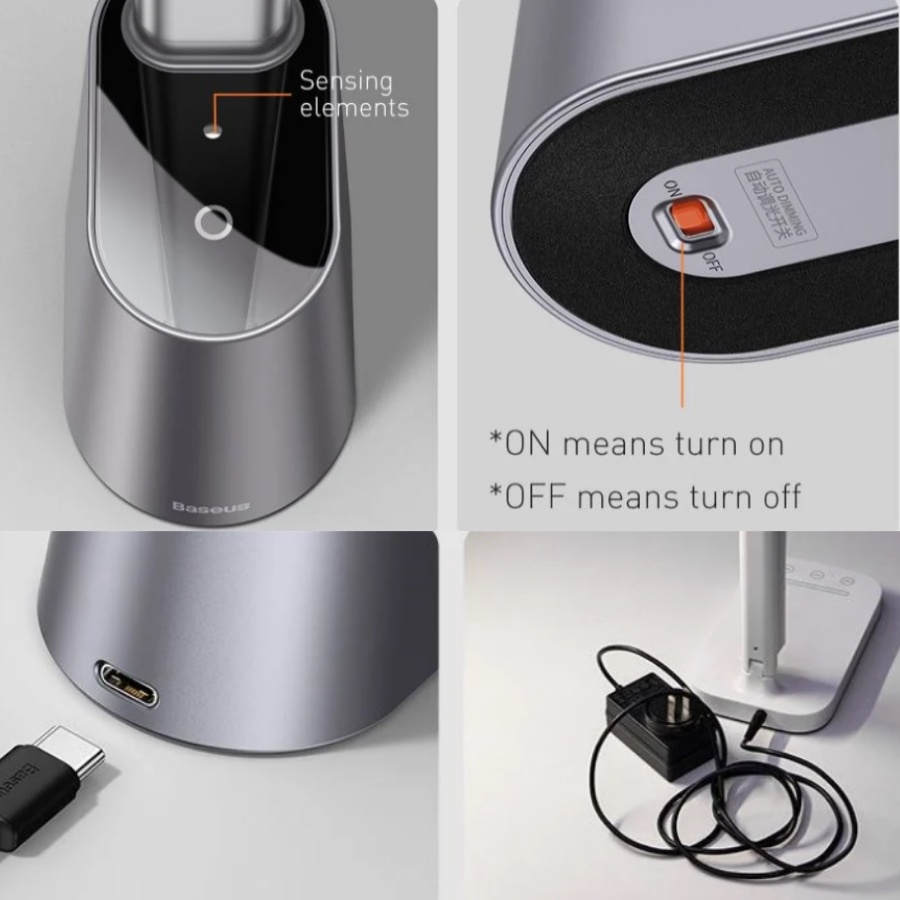 Đèn làm việc để bàn Baseus Smart Eye Series Charging Folding Reading Desk Lamp (DGZG-02)