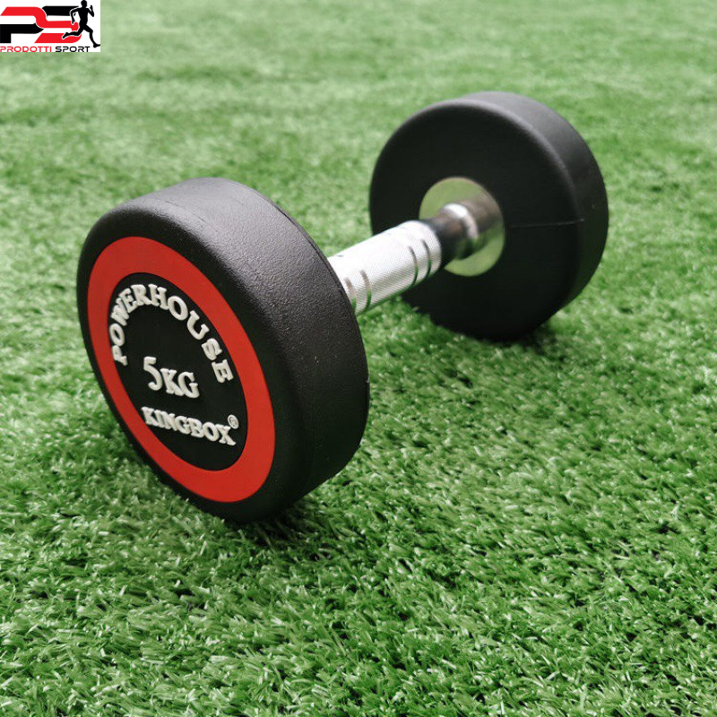 Tạ tay KINGBOX 2,5kg,5kg,7,5kg-10kg lõi gang đặc bọc cao su Nhập Khẩu