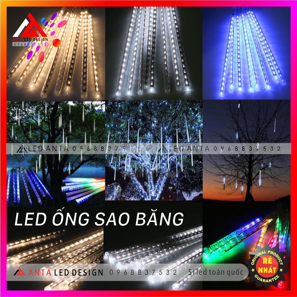 Bộ đèn LED Sao băng 8 ống điện 220V