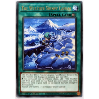 [Thẻ Yugioh] The Weather Snowy Canvas |EN| Gold-Letter Rare