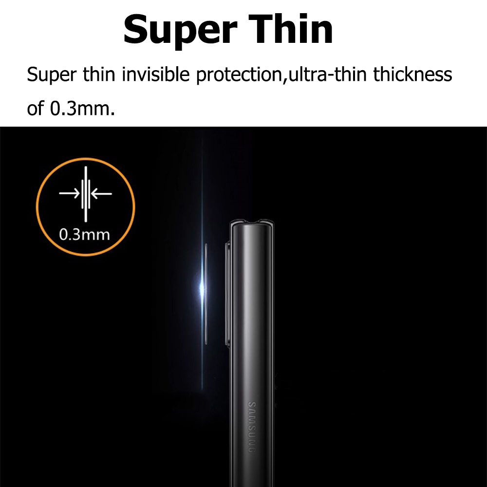 Miimall Samsung Galaxy Z Fold 3 Miếng Dán Bảo Vệ Ống Kính,HD Trong Suốt Siêu Mỏng Chống Nổ Chống Xước Lens Protective Film cho Điện Thoại Galaxy Z Fold 3