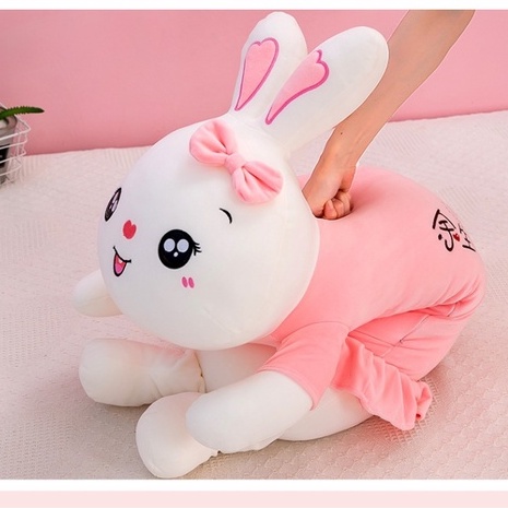 Gấu Bông Thỏ Nằm Mặc Váy Dễ Thương, Thỏ Bông Cute Hàng Cao Cấp