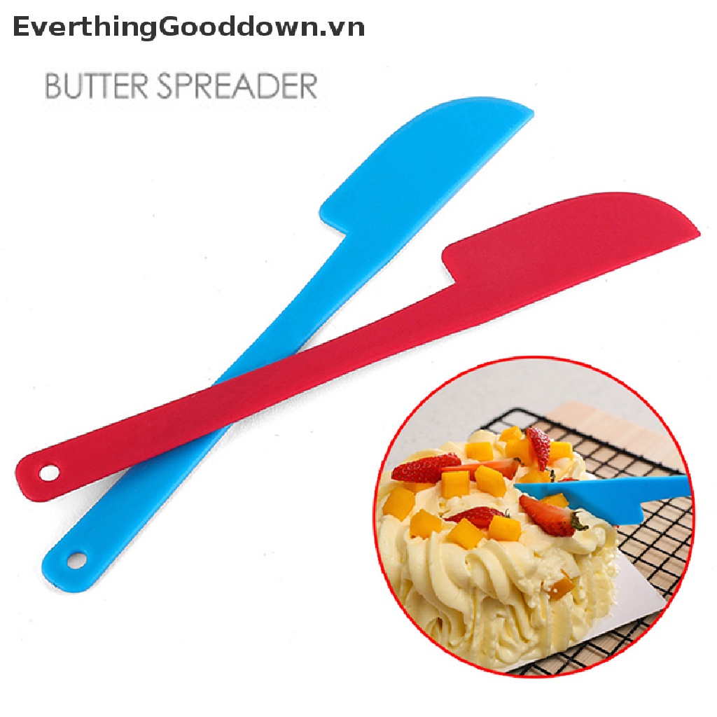 1 Cây Phới Dẹt Chất Liệu Silicone Dùng Để Trộn Bột Làm Bánh