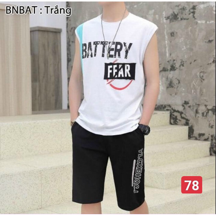 Đồ bộ nam , bộ thể thao ba lỗ nam , chất thun cotton thể thao bao mịn , T-Fhashion Shop