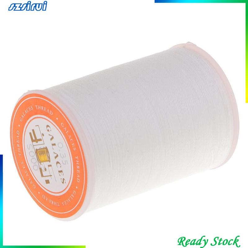 Cuộn Chỉ Sáp Tròn Màu Be 0.35mm Dùng Để May Vá Đồ Da DIY