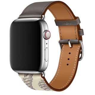 HERMES IPHONE Dây Đeo Bằng Da Cho Đồng Hồ Apple Watch 5 / 1 / 3 / 2 / 4 38 / 42mm40 / 44