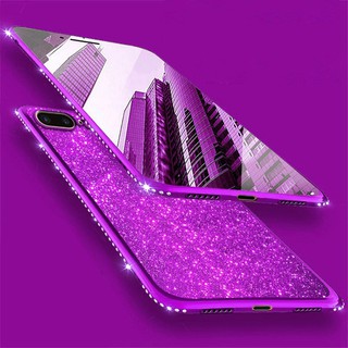 Ốp Lưng Viền Đính Đá (Sử Dụng 2 Kiểu) Cho Iphone
