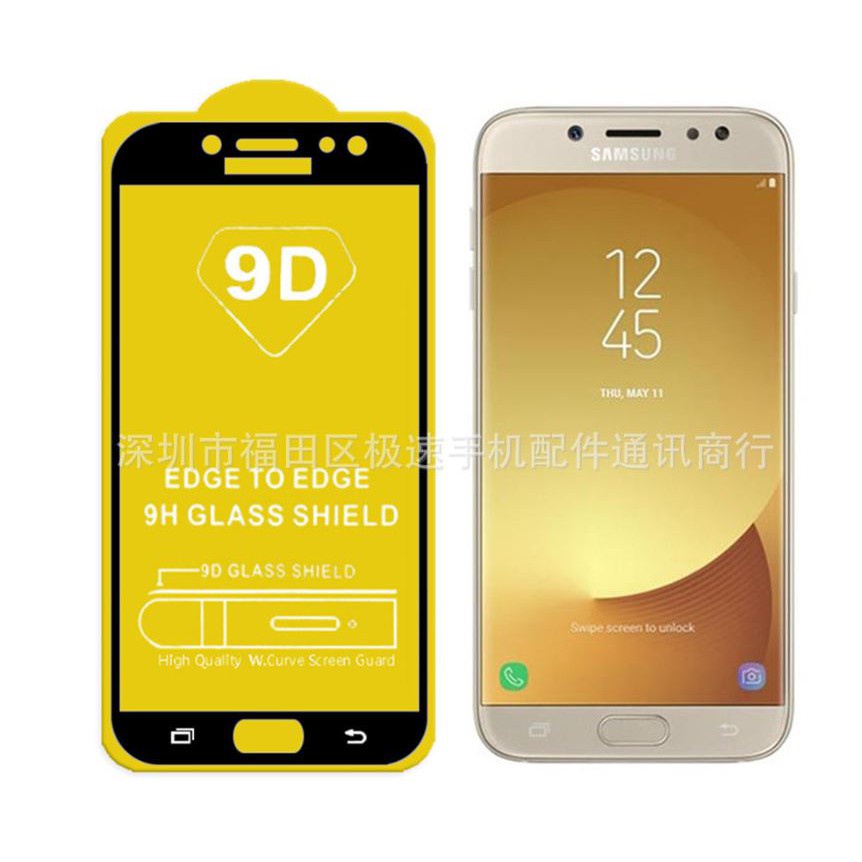 Kính cường lực Samsung Galaxy J7 pro (J730) , j7 prime , j7 plus full màn hình 10D
