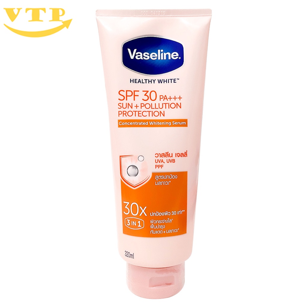 Sữa Dưỡng Thể Vaseline Healthy White Serum 10x Thái Lan 320ml