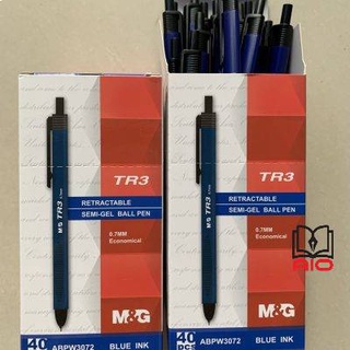Hộp 40 bút bi dầu tr3 m&g ngòi 0.7mm