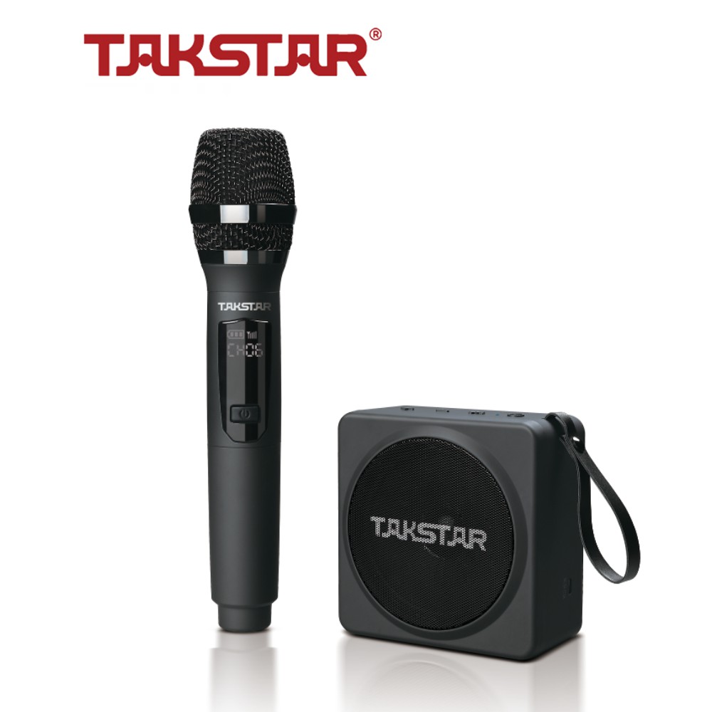 Máy Trợ Giảng Không Dây Takstar E261W Sóng UHF, Mic Cầm Tay/Cài Đầu, Công Suất Lớn 25W,Chính Hãng Cao Cấp Bảo Hành 1 Năm