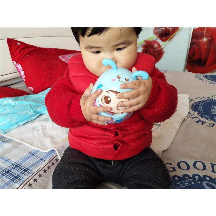Đồ Chơi Lật Đật Phát Âm Thanh Hình Con Heo, Con Ong Cho Bé, Màu Ngẫu Nhiên