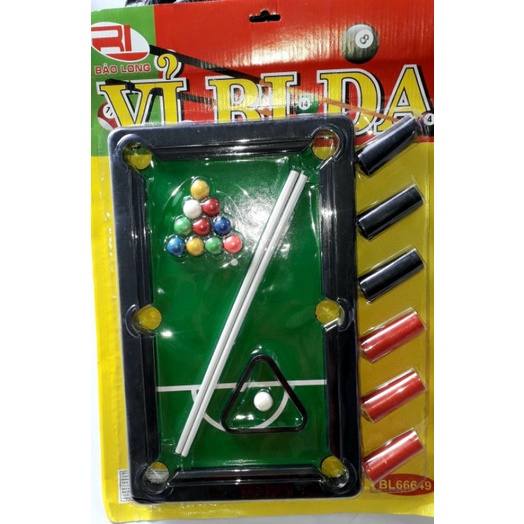 Bàn bida lổ có chân bằng nhựa kích thước 42*22cm