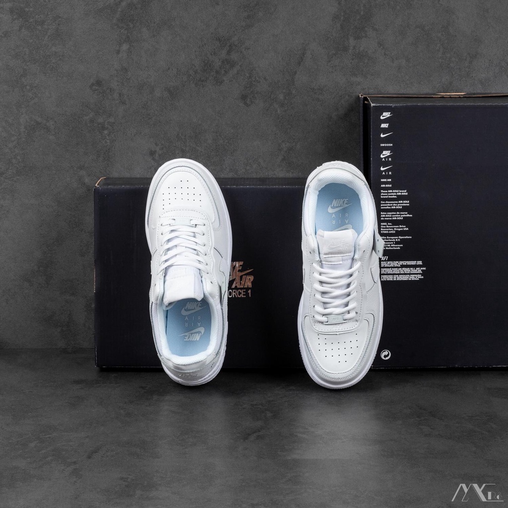 Giày Sneaker Nam Nữ AF1 Trắng