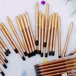 (1 cây) Chì kẻ mày Mini màu nâu Eyebrow Pencil Hàn Quốc
