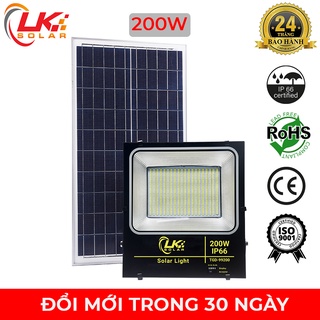Đèn led năng lượng mặt trời solar light siêu sáng 200w chính hãng - lk solar - tgd-99200