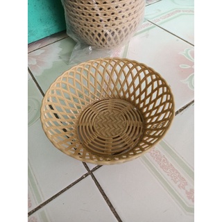 rổ mây nhựa tròn đk 15cm