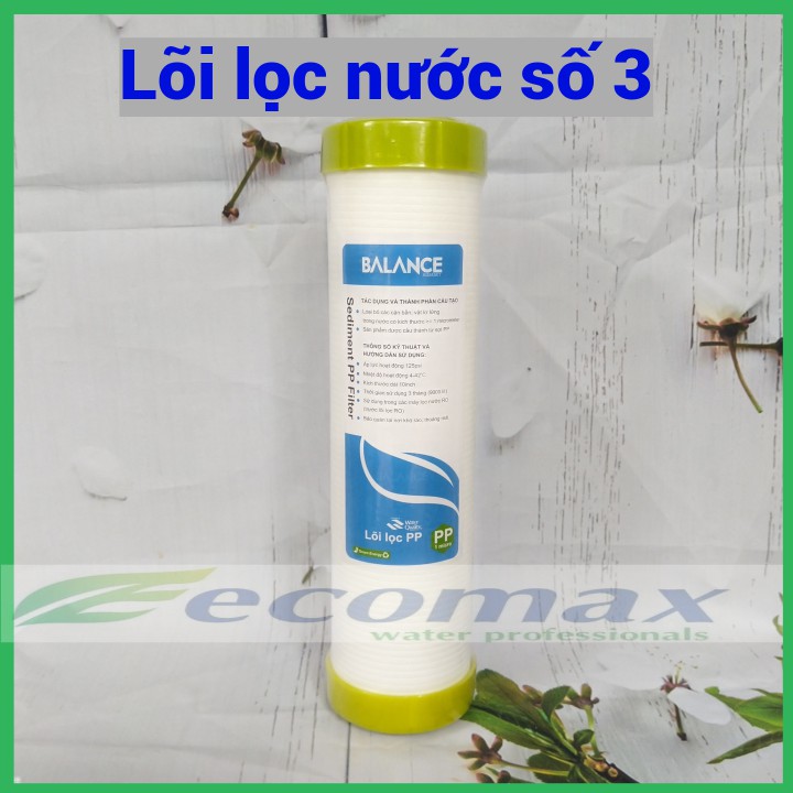 Lõi lọc nước số 3 , lõi lọc nước số 3 sợi bông 1 micromet