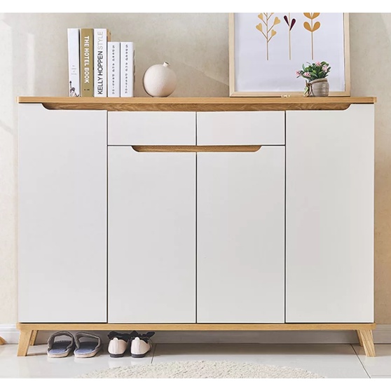 Tủ Giày Gỗ Hiện Đại OHAHA 013 - Lắp Ráp Hoàn Chỉnh