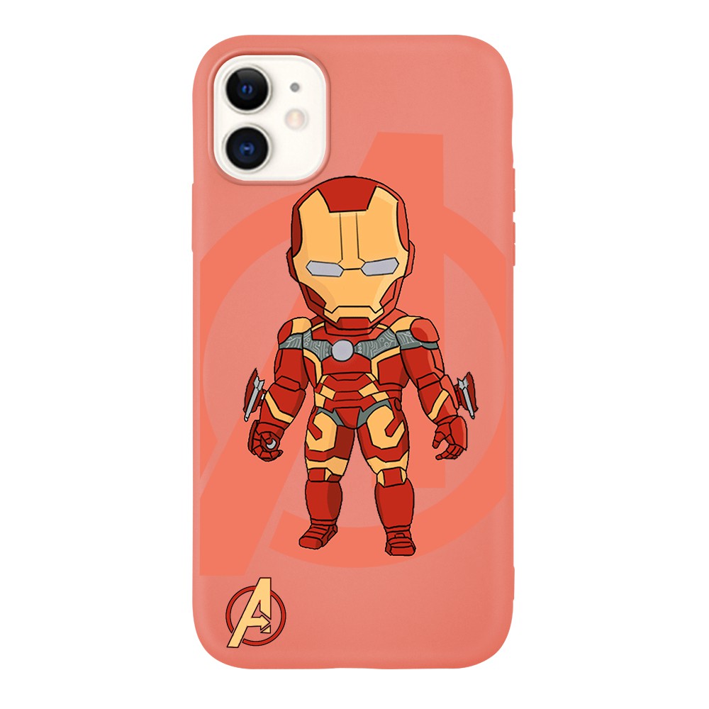 Ốp lưng silicone 1.5mm hình biệt đội Avengers cho iPhone XS XR XSMAX 6/6s 7/8 6plus/6Splus 7plus/8plus 11 11Pro 11ProMax