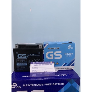 Ắc quy gs gtz6vxài cho lead 125,airblade,vision,sh mode,...