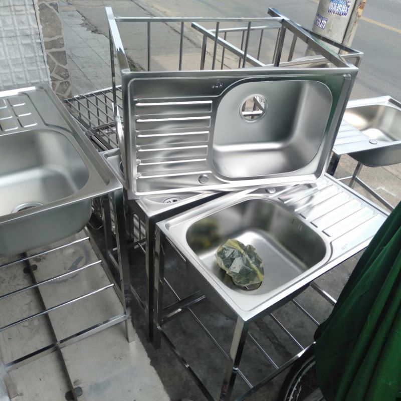 Chân chậu bồn inox