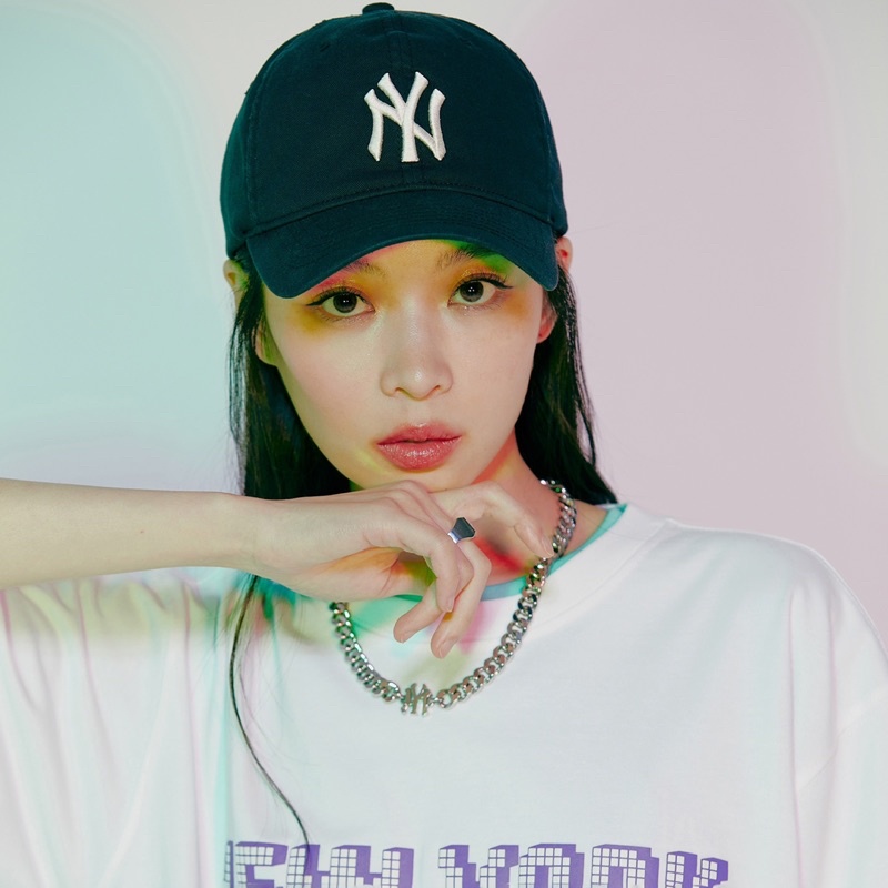 | ẢNH THẬT | MŨ M L B LOGO THÊU ĐEN TRẮNG