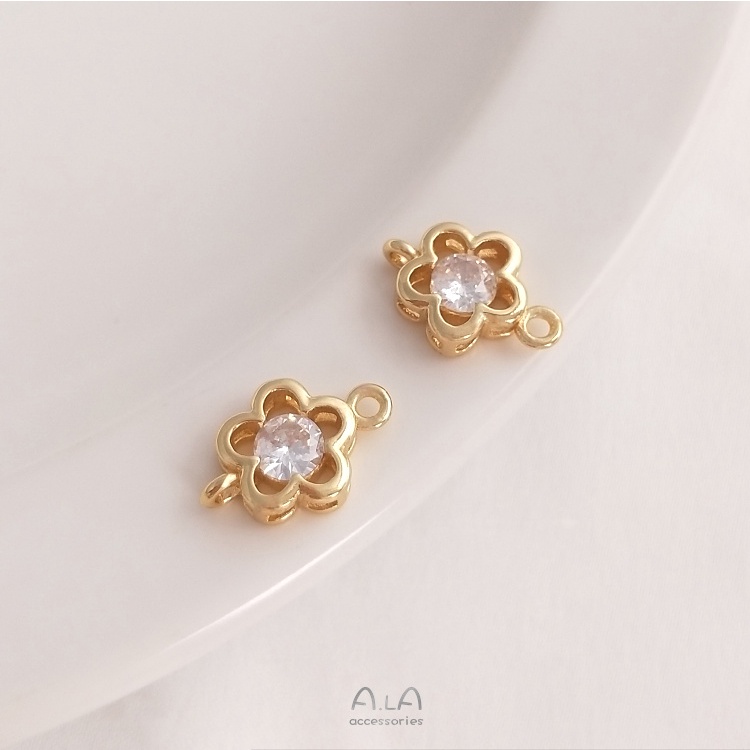 Mặt Vòng cổ / Vòng Tay Hình Vuông / Hoa Diy