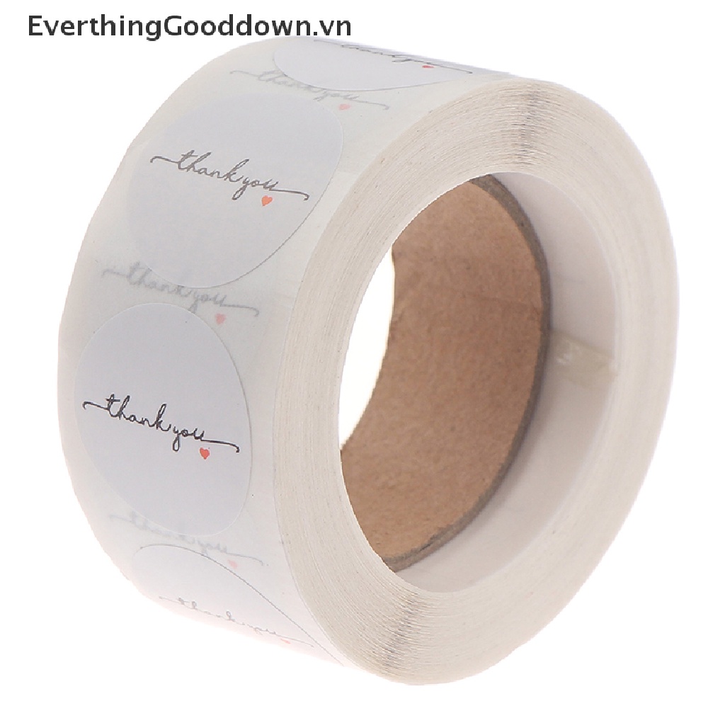 Cuộn 500 Nhãn Dán thank you 1 inch