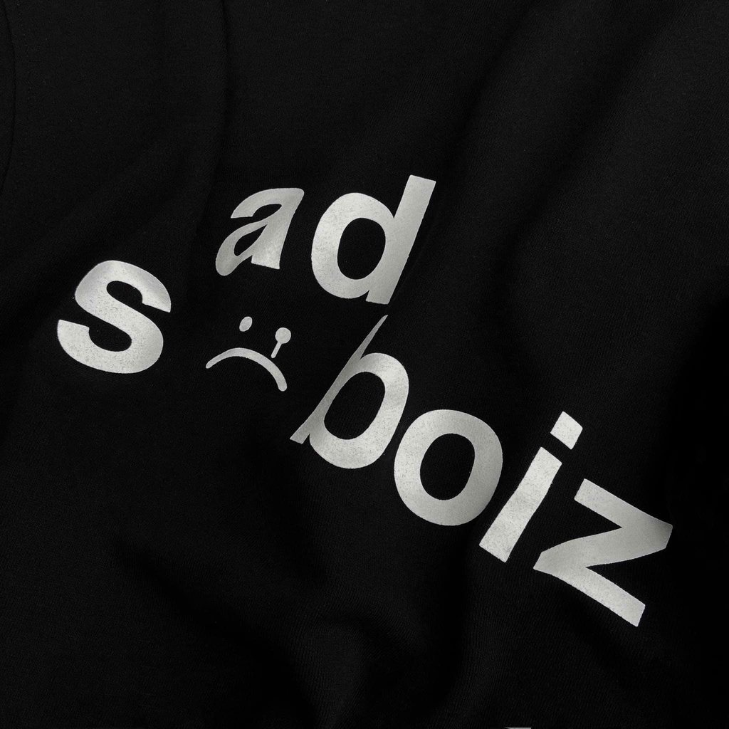 SADBOIZ SIGNATURE HOODIE - BLACK