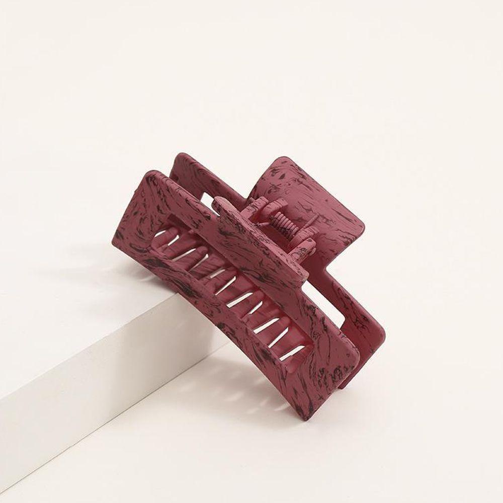 Kẹp tóc hỗ trợ rửa mặt Rửa Mặt Acrylic In Họa Tiết Mực In WMES15H Phong Cách Hàn Quốc Cổ Điển