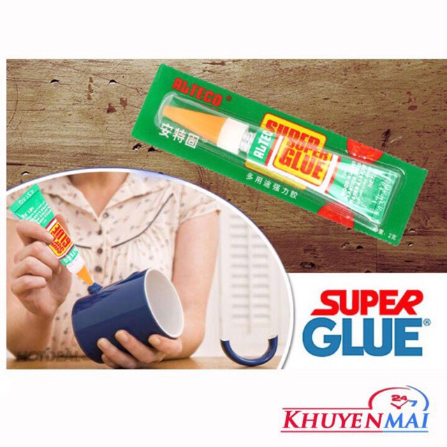 [Siêu Dính] Keo dán đa năng Super Glue dán mọi vật liệu